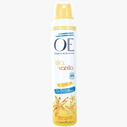 OE - antiperspirant spray isli and vanilla yellow 200ml 1401