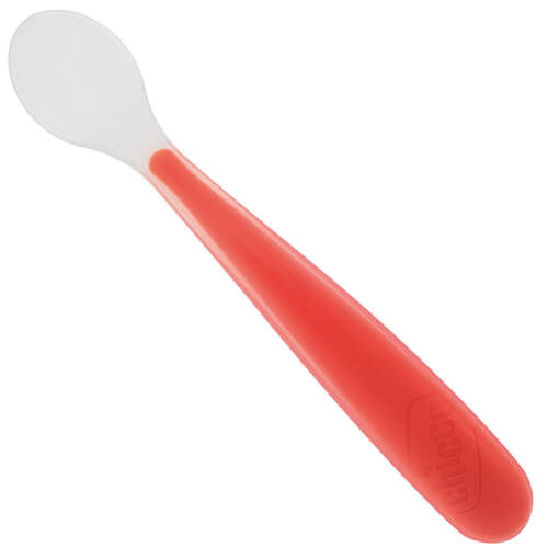 Chico - spoon silicone red /6months+/ 68287/1818 #1