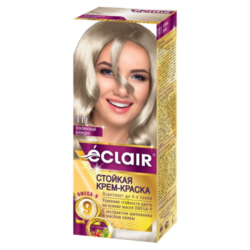 Eclair - hair dye Omega 9 blonde platinum N011/N111 0670/3763
