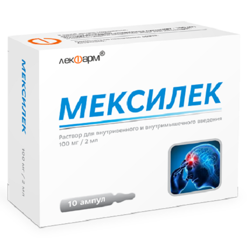 Mexilek i/m i/v solution fpr injection 100mg/2ml 2ml #10