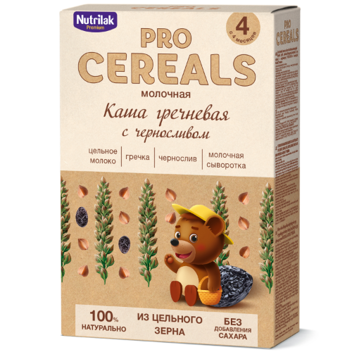 Nutrilak premium - porridge with milk. buckwheat with black plum /4 months+/ 0960