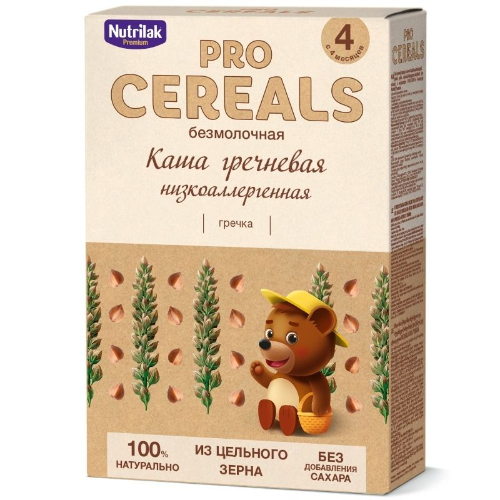 Nutrilak premium - non-fat porridge. buckwheat hypoallergenic /4 months+/ 200g 1011
