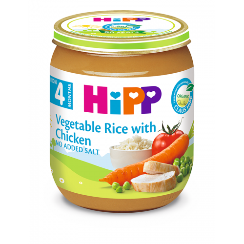 Hippi Creamed rice with vegetables and chicken 125g