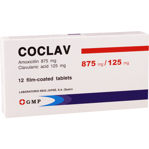 Coclav tab 875mg+125mg #12