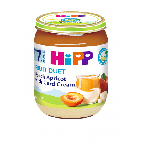 hippi curd with Peach and apricot 160gr