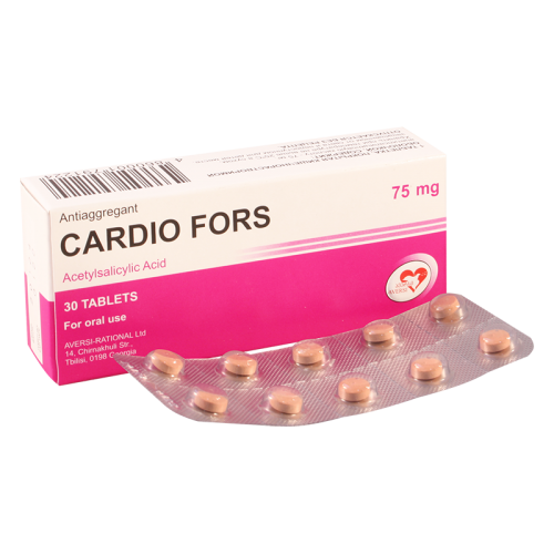 Cardio fors tab 75mg #30