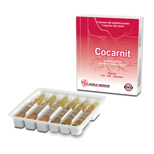 Cocarnit Lyophilisate injection solution amp #3+3