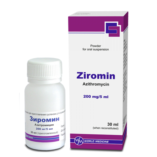 Ziromin powder for oral suspension 200mg/5ml 30ml #1