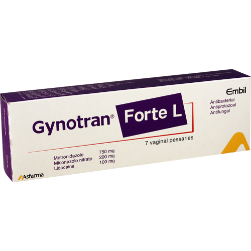 Gynotran forte L vag supp #7