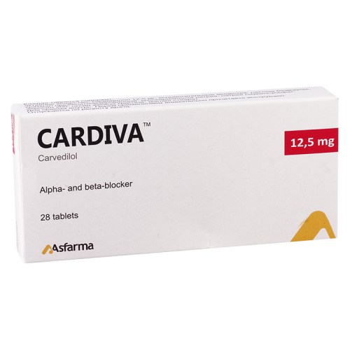 Cardiva tab 12.5mg #28