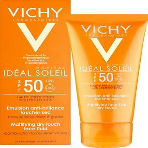 Vichy - Ideal Solei facial emulsion with sun protection/mating effect SPF50 50 ml 3622/1302