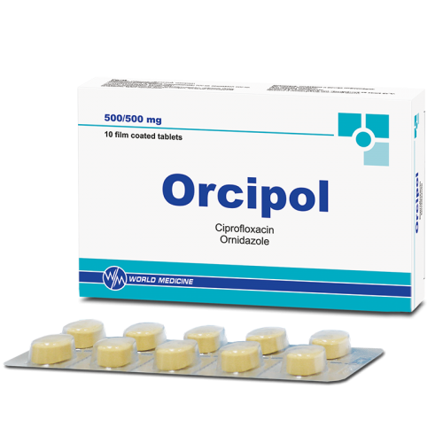 Orcipol tab 500mg+500mg #10