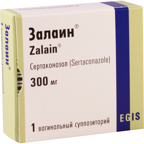 Zalain vag supp 300mg #1