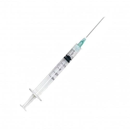Syringe 3-pc. 2ml. LS 23G (0.6X25mm)