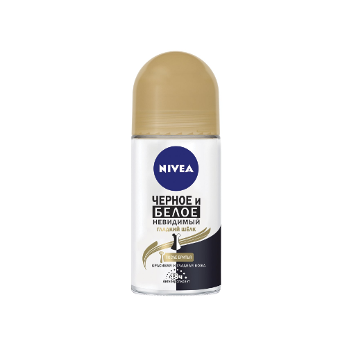 Nivea - deodorant. Womens ball black and white GOLD 50ml 4161