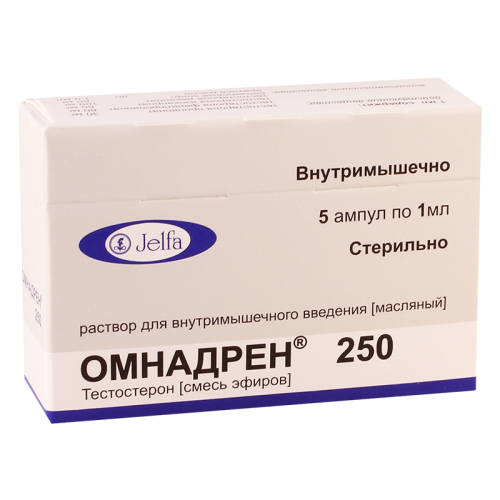 ომნადრენი ხსნარი საინექციო ზეთოვანი 250მგ/1მლ ამპულა #5