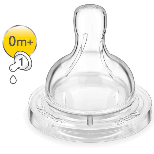 Avent - pacifier 'Classic+' with 1 hole /0month+/ 631/27/0928 #2