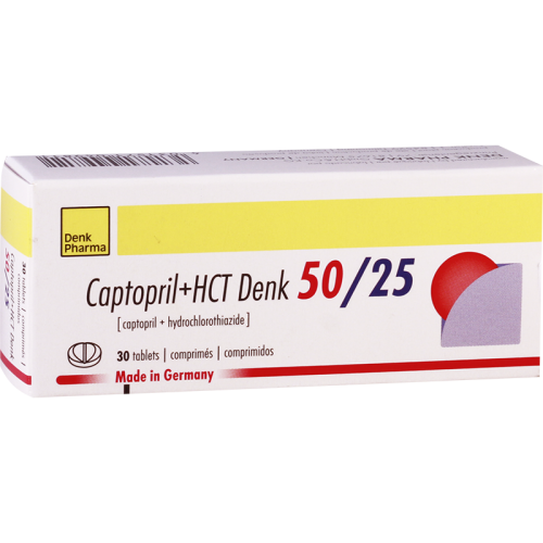 Captopril+HCT Denk 50mg+25mg #30