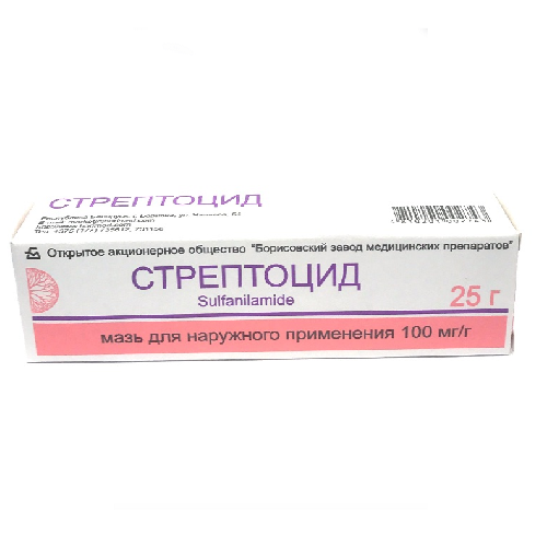 Streptocid ointment 10% 25gr