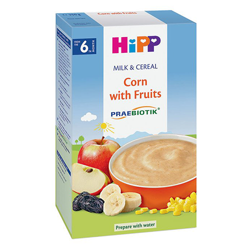 Hipi - porridge with milk and corn fruit /6 months+/ 250g 2953/2953-02