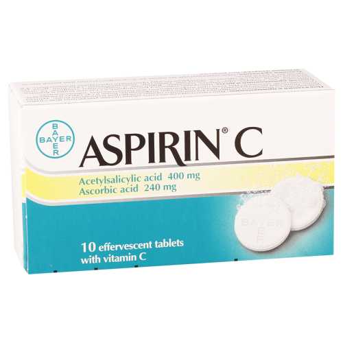 Aspirin-C efferc 400mg+240mg tab #10