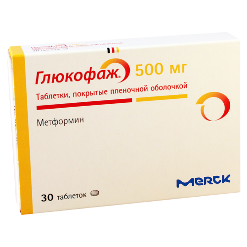 Glucophage tab 500mg #30