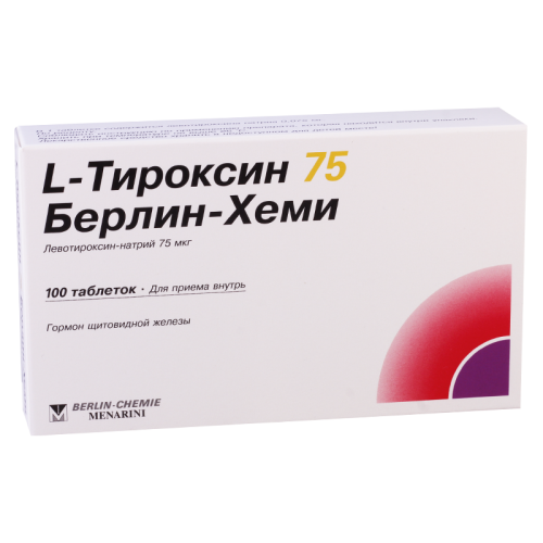 L-Thyroxin tab 75mkg Berlin-Chame #100