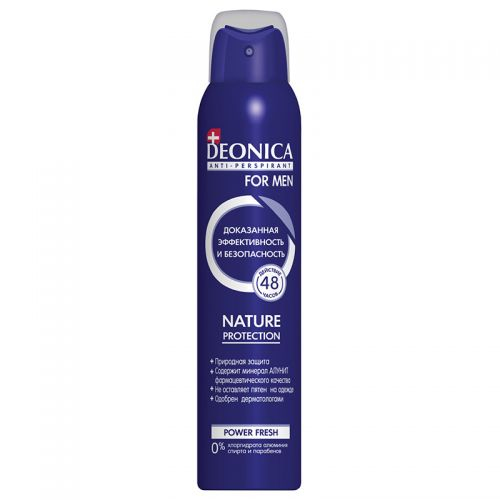 Deonika - antiperspirant spray for men. natural protection 200ml 30079