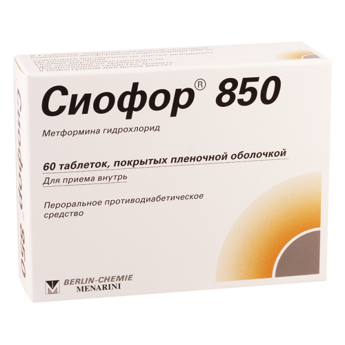 Siofor tab 850mg #60