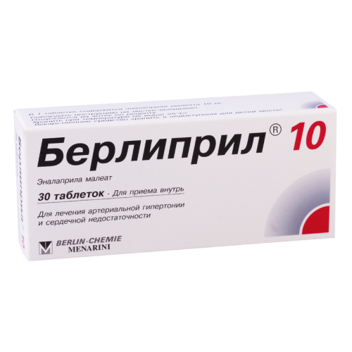 Berlipril-10 tab #30