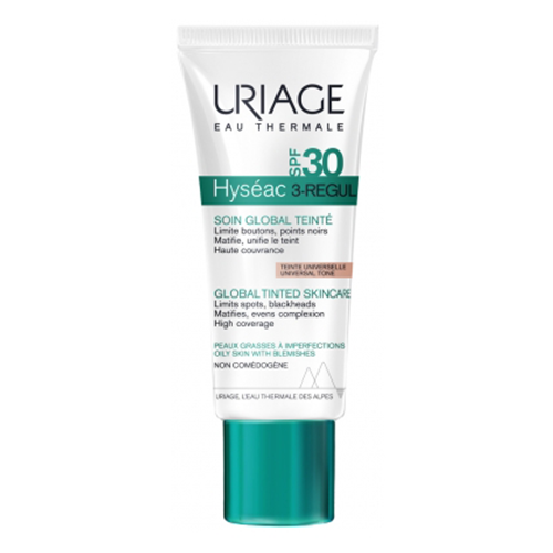 URIAGE HYSEAC - 3-REGUL CREAM TINTED SPF 30  WITH A MATTE EFFECT FOR COMBINATION SKIN 40 ML 5534