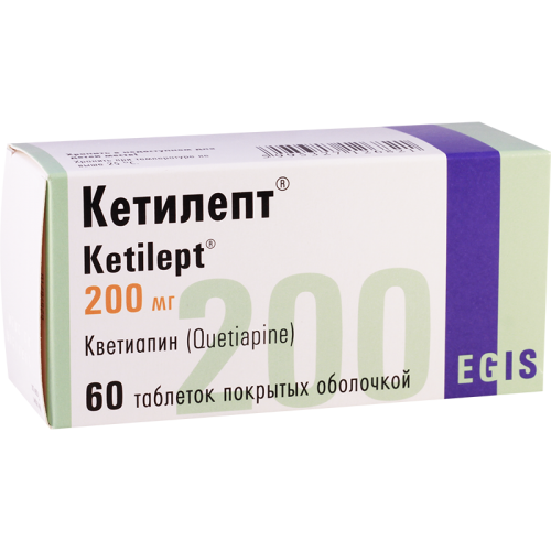 Ketilept tab 200mg #60