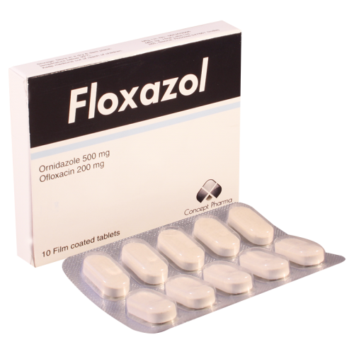 Floxazol tab 200mg+500mg #10