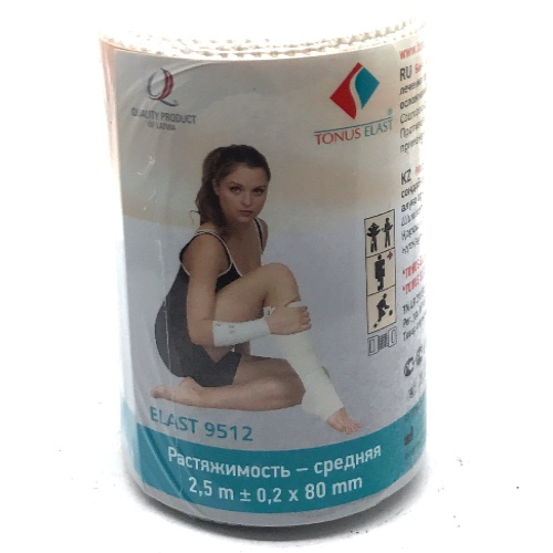 Tonus - elastic bandage 2.5X80mm 9512/0193