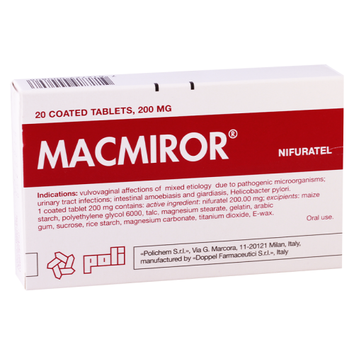 Macmiror tab 200mg #20