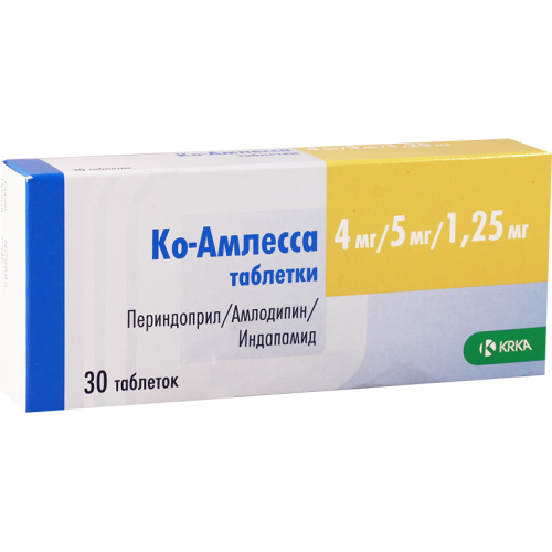 Co-Amlesa tab 4mg+5mg+1.25mg #30