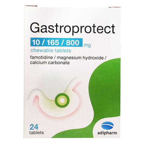 Gastroprotect tab 10mg/165mg/800mg #24