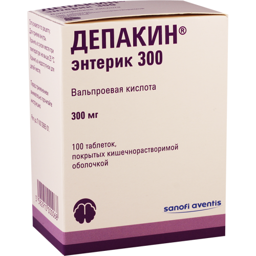 Depakine Enteric tab 300mg #100