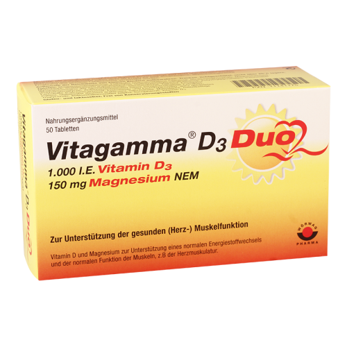 Vitagamma D-3 Duo tab 1000IE+150mg #50