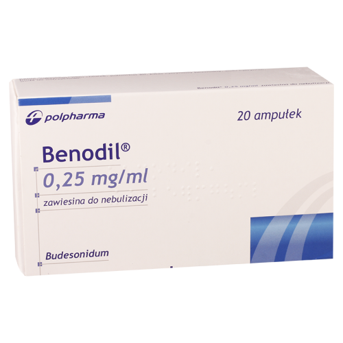 Benodil Inhalation Susp. 0.25mg/1ml 2ml #20