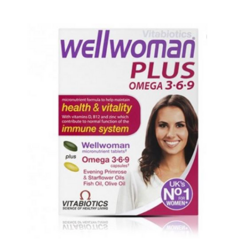 WELLWOMAN PLUS OMEGA- 3 6 9  28 CAPS+28 TABS