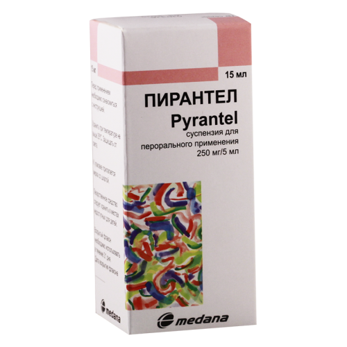 Pyrantel susp 250mg/5ml 15ml