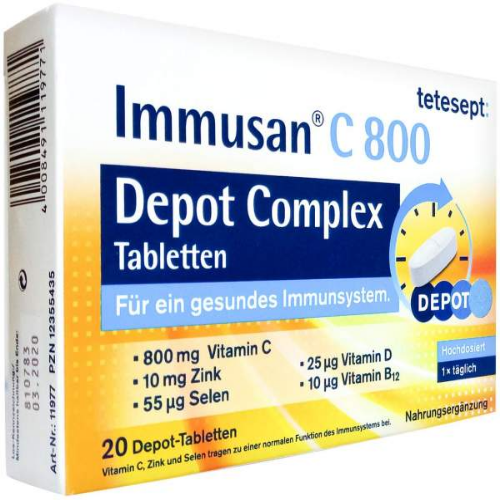 Tetesept Imusan C 800 DEPO complex tab #20