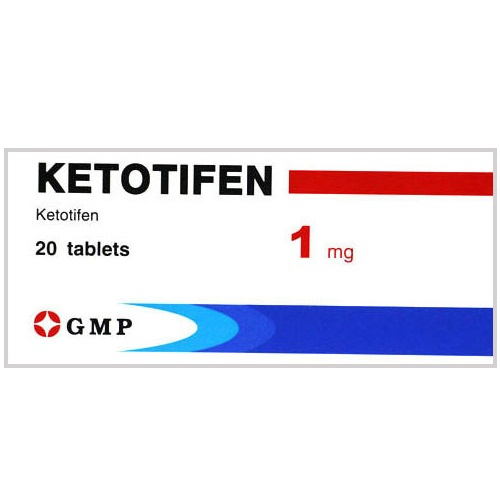 Ketotifen tab 1mg #20