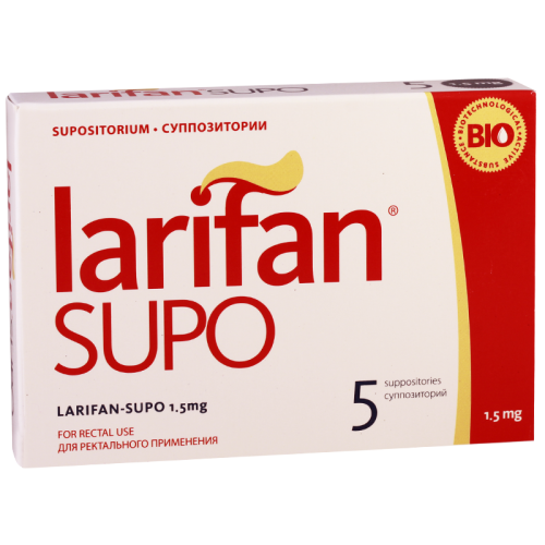 Larifan supp 1.5mg rect #5