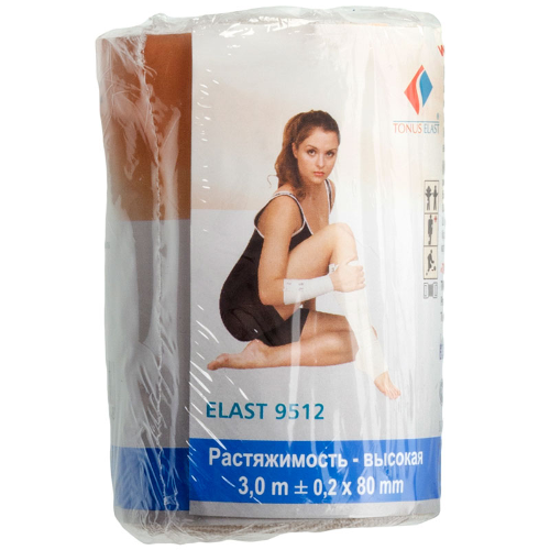 Tonus - bandage elastic high/waist 3.0mX80cm 9512/0148
