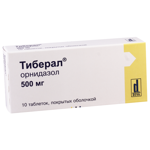 Tiberal tab 500mg #10