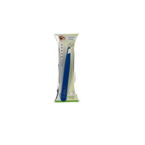 Solingen Morser Tweezer oblique. blue