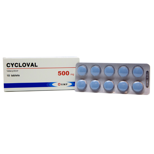 Cycloval tab 500mg #10