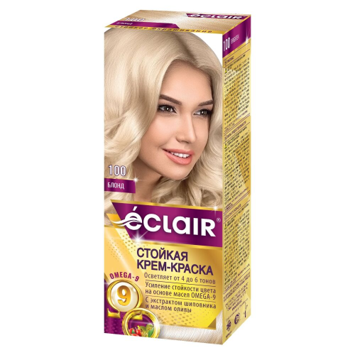 Eclair - hair dye Omega 9 lightening blonde N010/N100 0076/3411